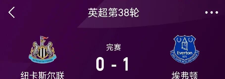 纽卡斯尔联惨败，被埃弗顿轻松击败